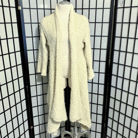 Soma Other - Long Off-White Cardigan with Short Back